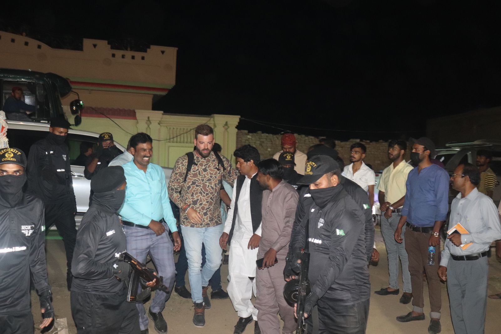 The Exodus51 team during a night operation in Pakistan