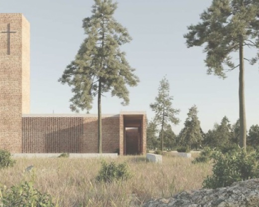 Rendering of the sanctuary seating 2,000